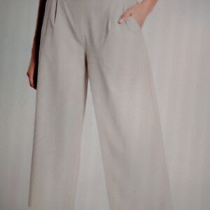 Athleta Brookling Wide Leg Crop Pull On Pants Size 10